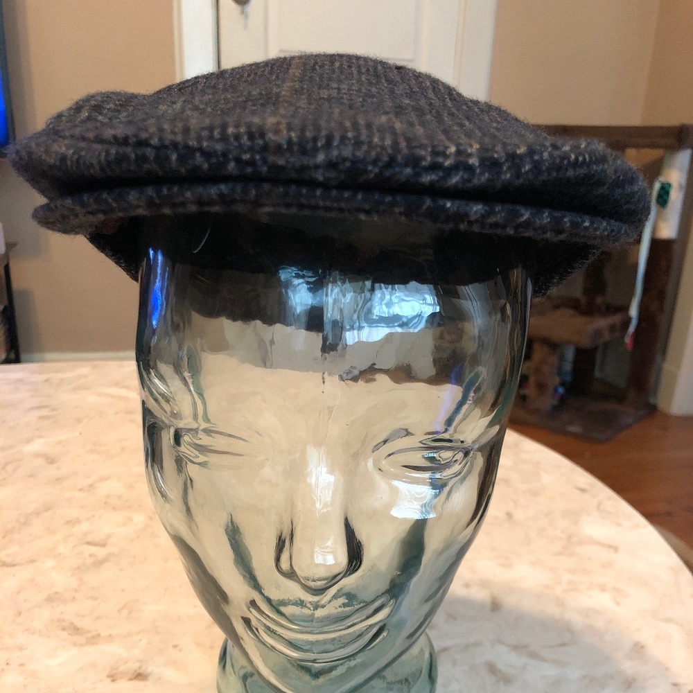 Vintage Adam plaid wool newsboy - Picture 3 of 5